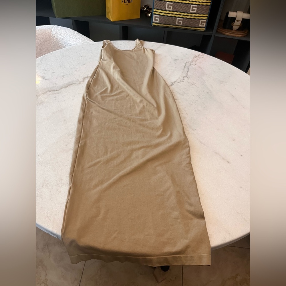 House of CB London Elegant Tan Sleeveless Dress - Picture 6 of 8